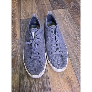 johnnie-O Mens Neo Knit Gray Nylon Lace Up Low Top Sneakers Size 11M